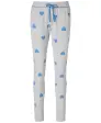 Pyjamahose mit Rippbündchen