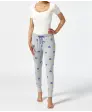 Pyjamahose mit Rippbündchen