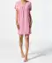 Bigshirt mit Biesen rosa bedruckt