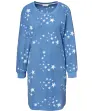 Fleece-Bigshirt Sterne