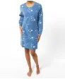 Fleece-Bigshirt Sterne