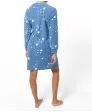 Fleece-Bigshirt Sterne