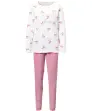 Fleece pyjama met strikjes