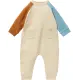 Newborn Strampler mit Kontrastärmeln