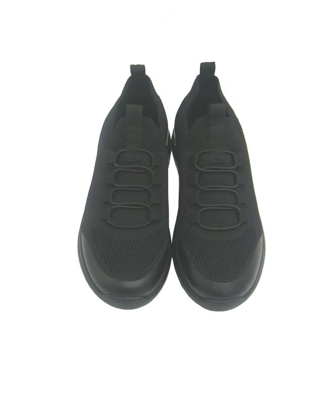 Baskets slip-on effet maille femme, noir (KiK Slip-ons in Netzoptik (schwarz)) — KiK, produit allemand authentique au Maroc