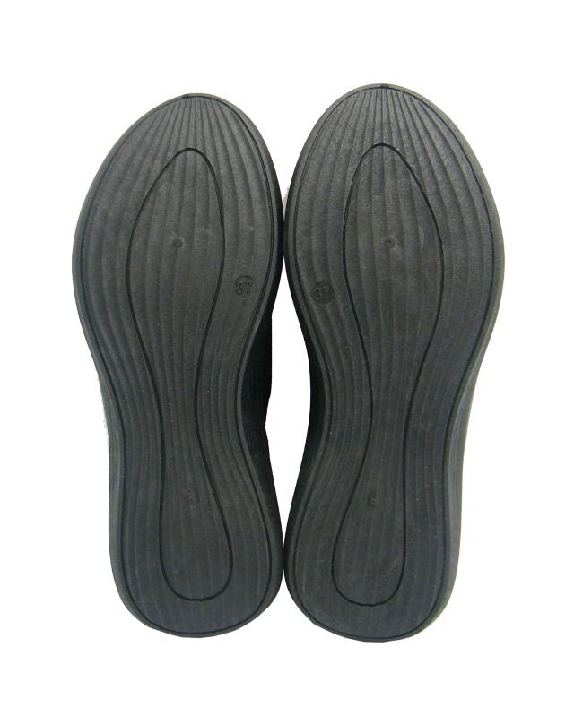 Baskets slip-on effet maille femme, noir (KiK Slip-ons in Netzoptik (schwarz)) — KiK, produit allemand authentique au Maroc