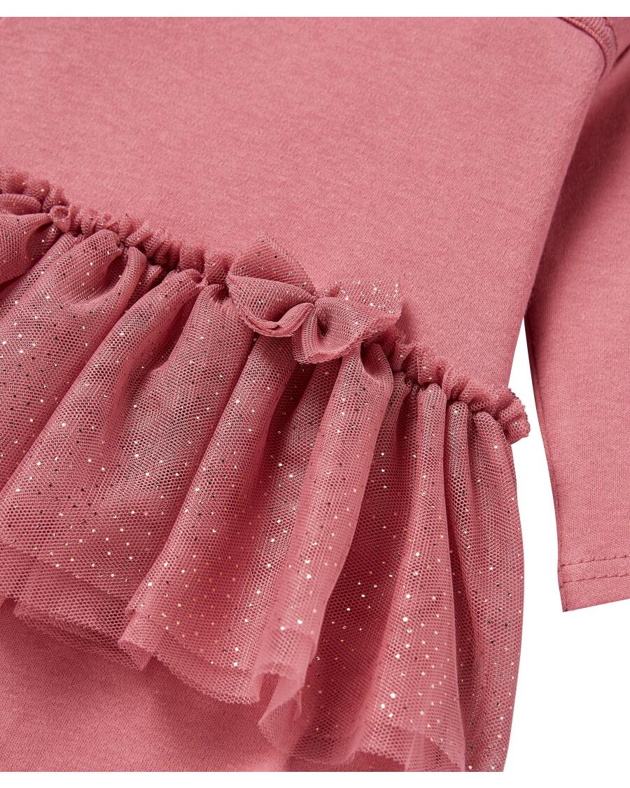 Pajacyk ze spódniczką Teddykopf_Baby, zatrzaski na ramionach