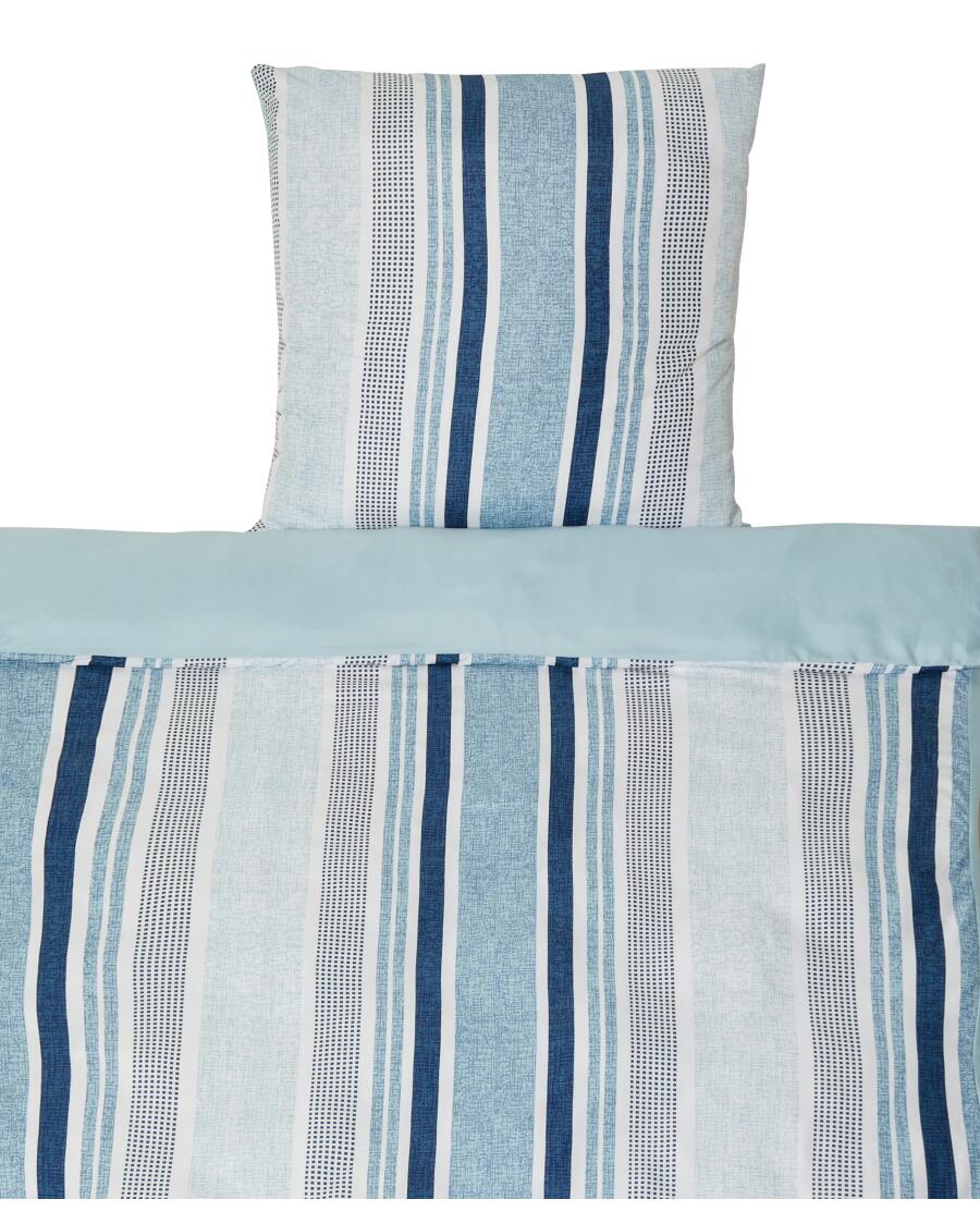 Omkeerbaar bedlinnen van microvezel blauw