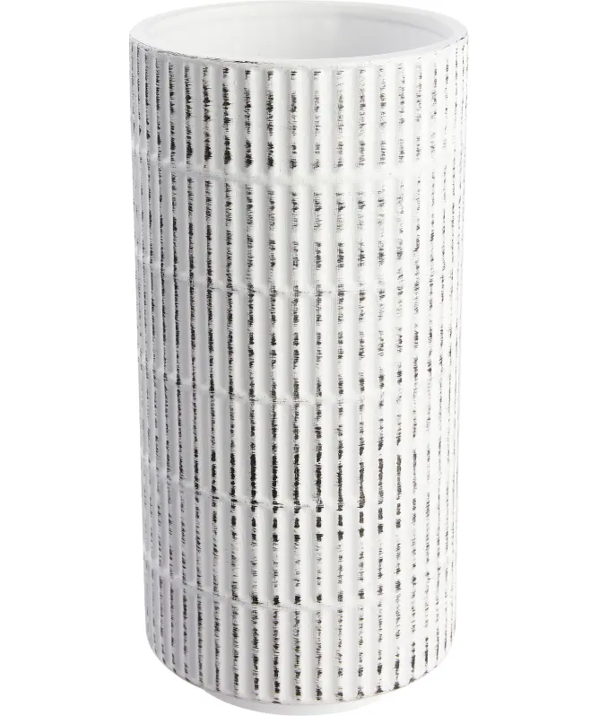 Cylindryczny wazon z ceramiki