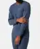 Thermo-Unterhemd blau melange