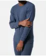 blauw gemeleerd