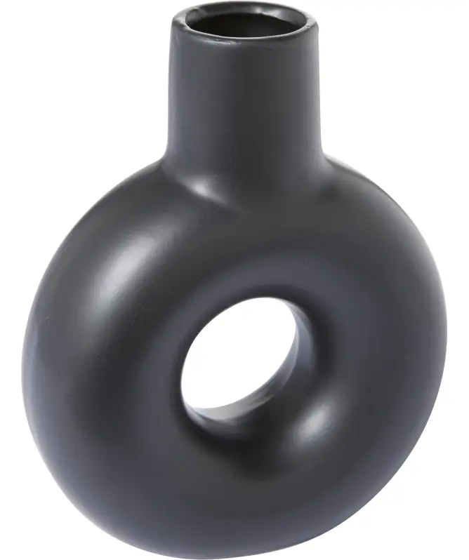 Keramikvase mit Loch
