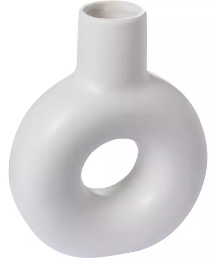 Keramická váza s otvorem