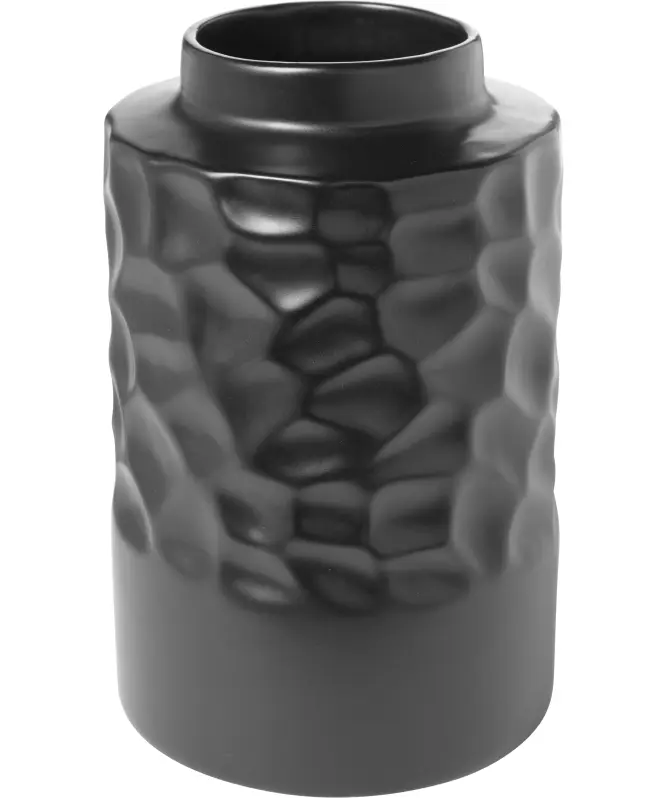 Keramikvase mit Dellen