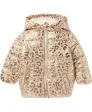 Steppjacke mit glänzendem Muster
