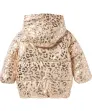 Steppjacke mit glänzendem Muster