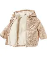 Steppjacke mit glänzendem Muster