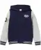 College jas met zakken donkerblauw