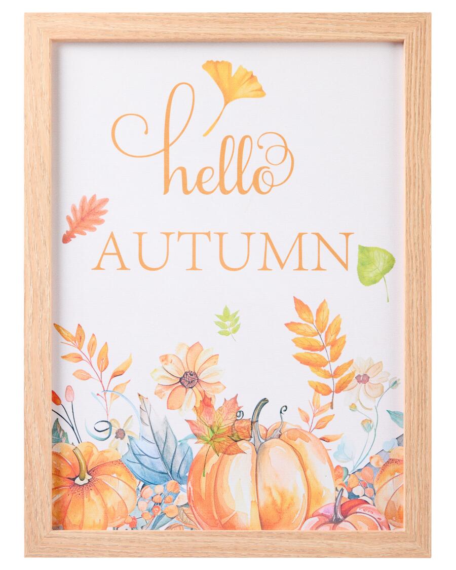 Canvas Wandbild orange