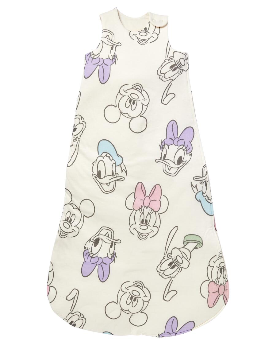 Mickey and Minnie Schlafsack offwhite bedruckt