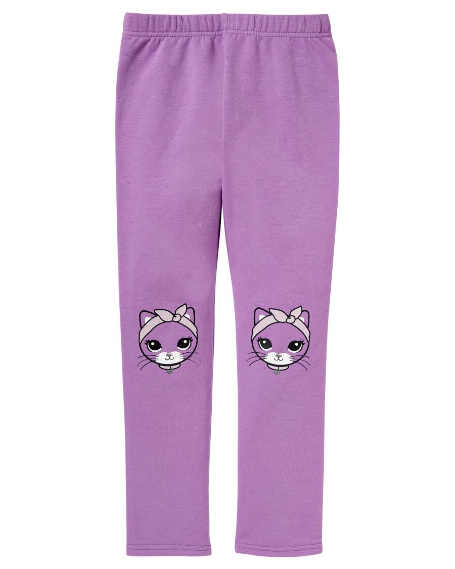 Legginsy termiczne jasnofioletowy