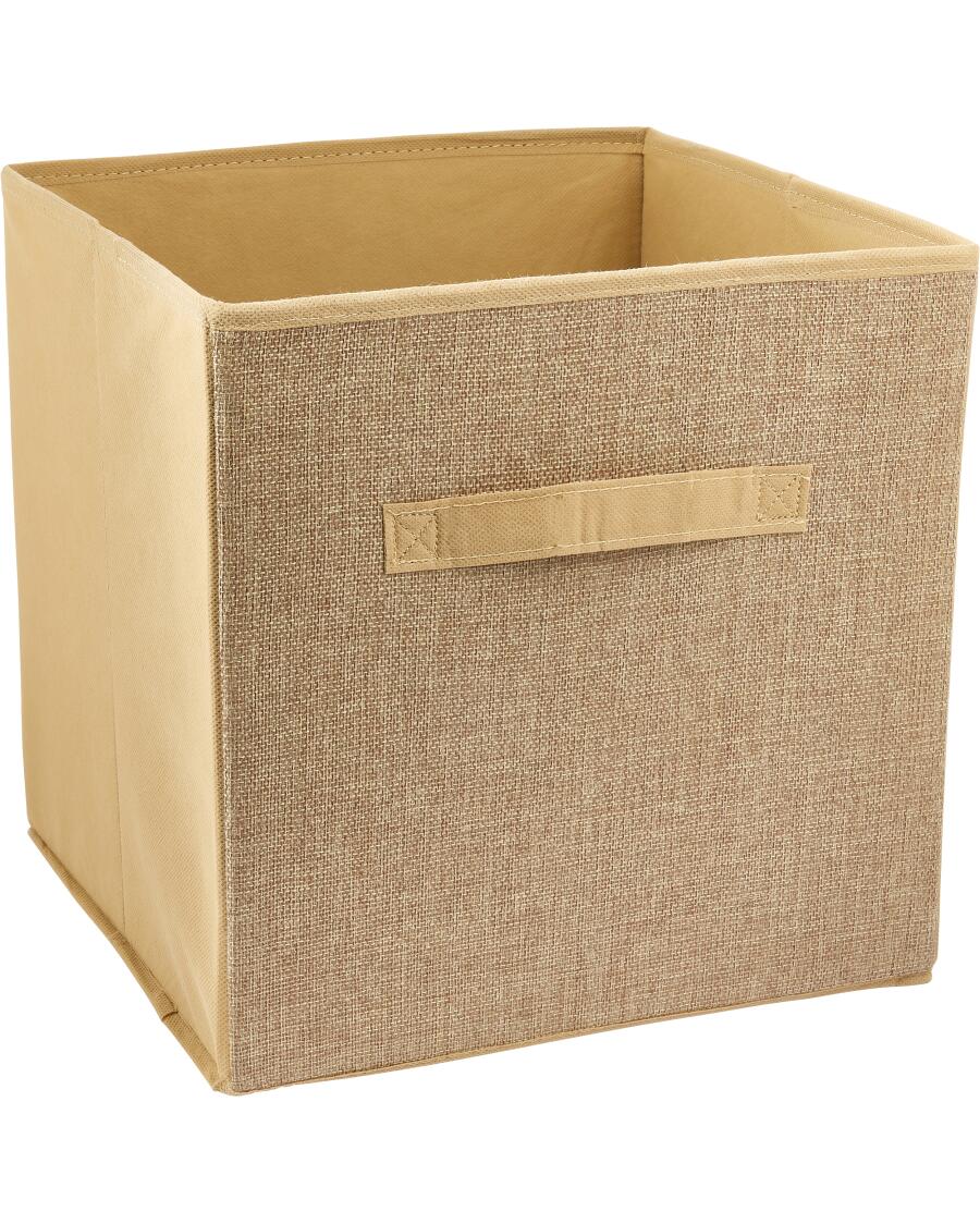 Úložný box lněný světle hnědá