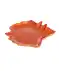 Glasteller Herbst orange