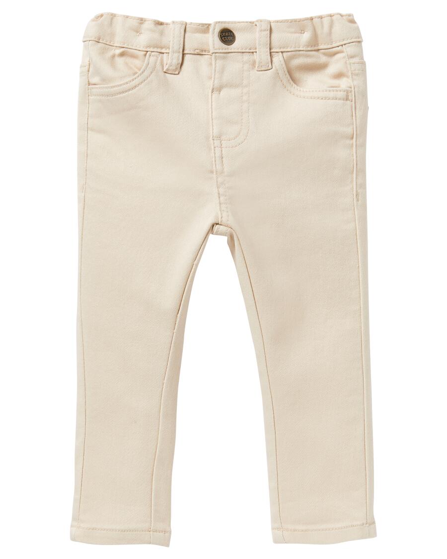Naturelkleurige broek naturel