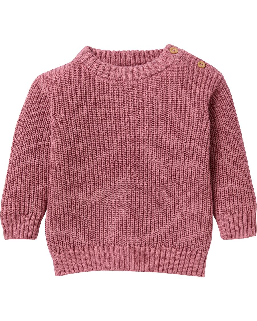 Strickpullover in Rosa rosa