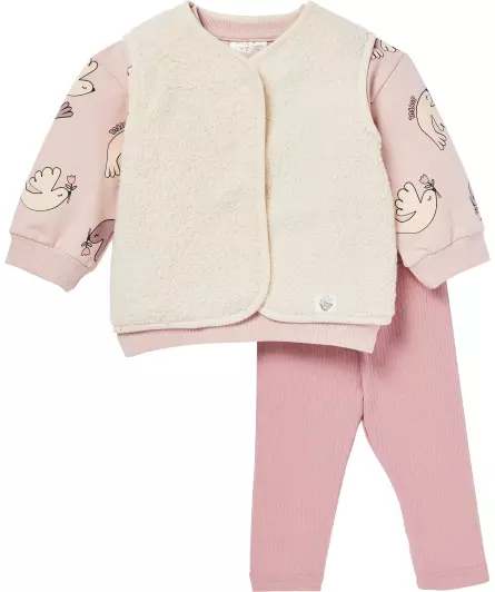 Weste + Sweatshirt + Leggings