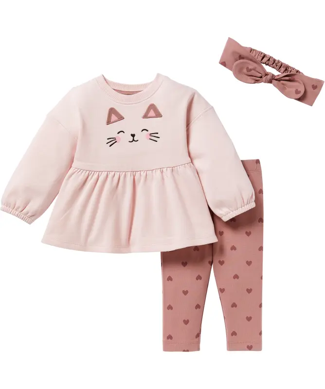 Haarband + shirt met lange mouwen + legging