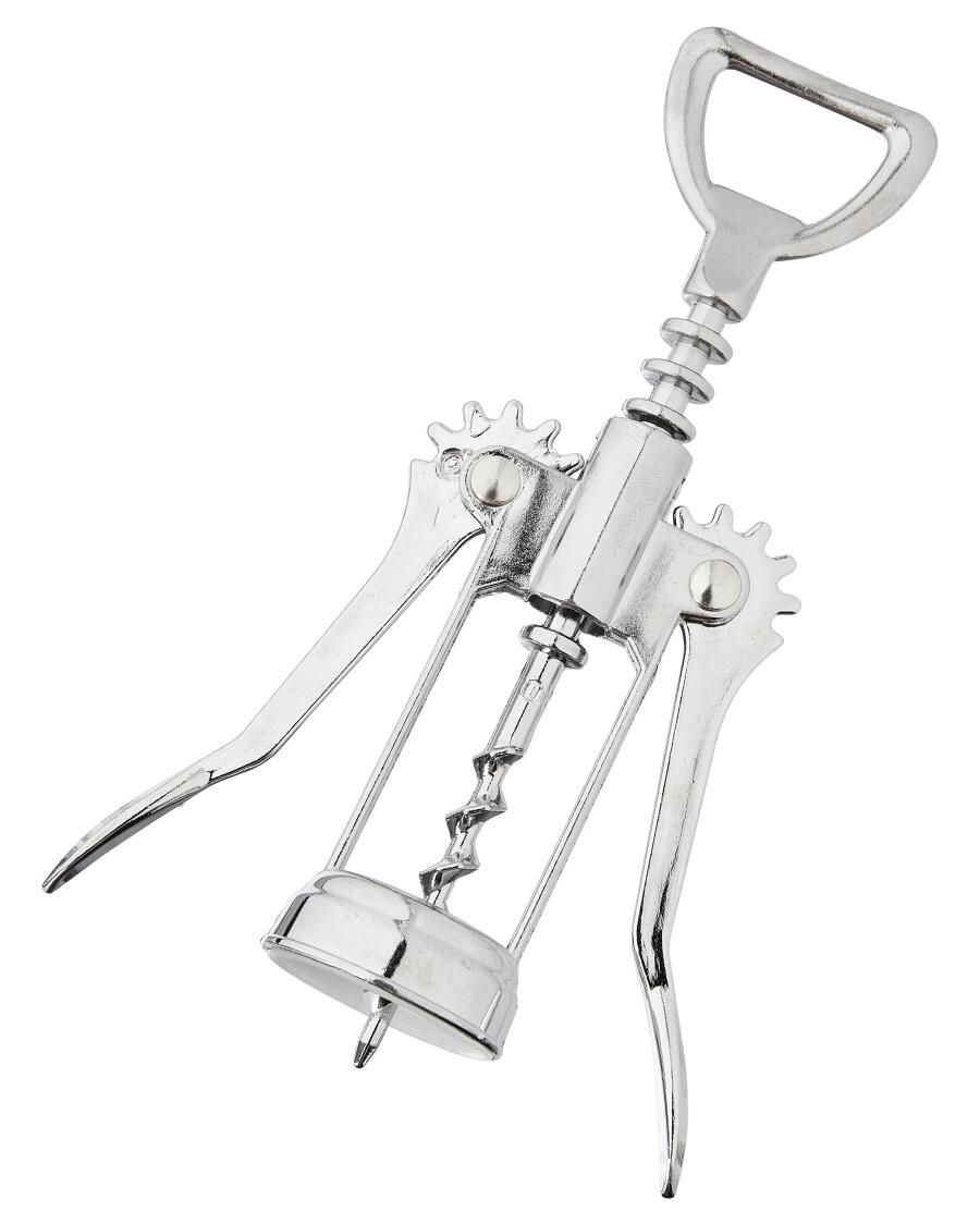 Hebelkorkenzieher silber