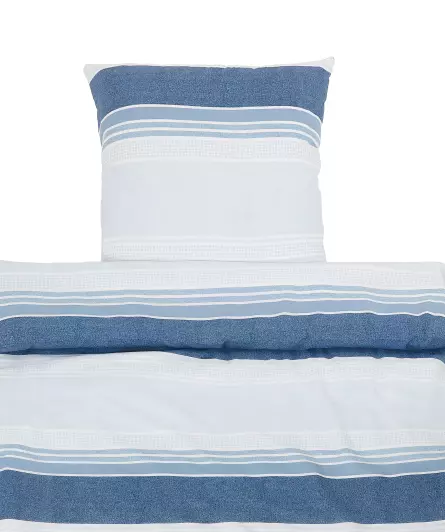 Polycotton-Bettwäsche mit Streifen