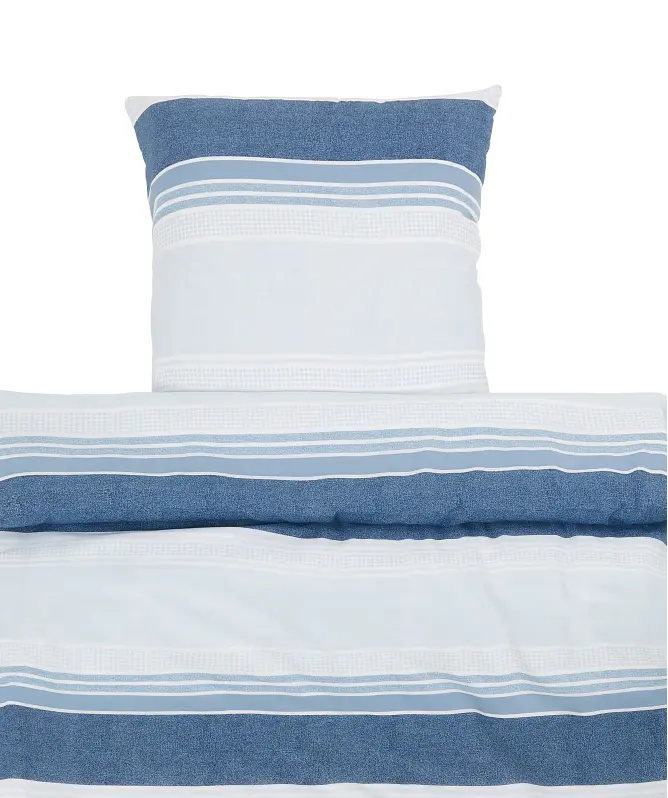 Polycotton-Bettwäsche mit Streifen