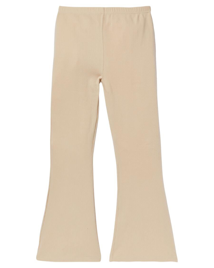 Ripp-Leggings creme