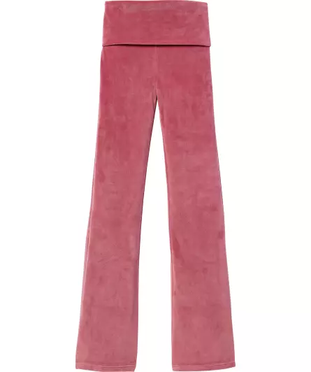 Bootcut-Leggings aus Samt