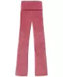 Bootcut-Leggings aus Samt
