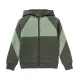 Sport sweatjack met nylon inzetstukken