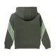 Sport sweatjack met nylon inzetstukken