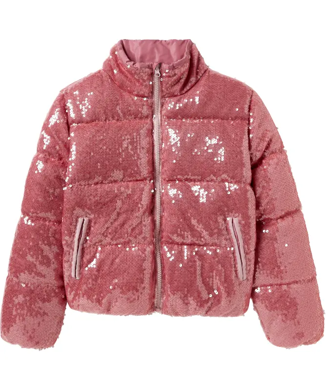 Winter-Steppjacke mit Pailletten