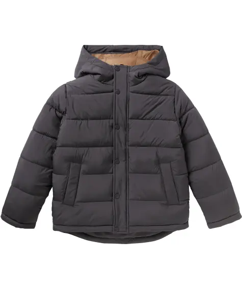 Steppjacke in Dunkelgrau