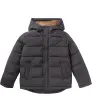 Steppjacke in Dunkelgrau