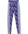 Sportlegging met contrasterende inzetstukken paars