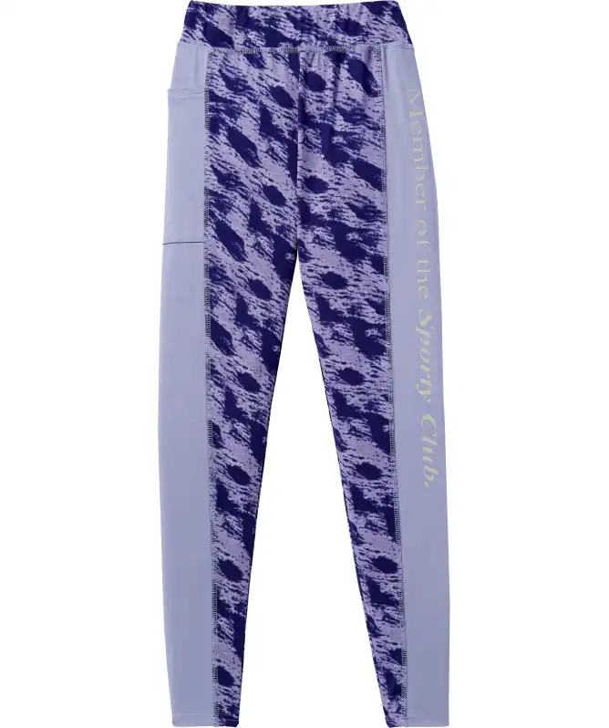 Sportlegging met contrasterende inzetstukken