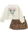 Sweatshirt + Rock naturfarben