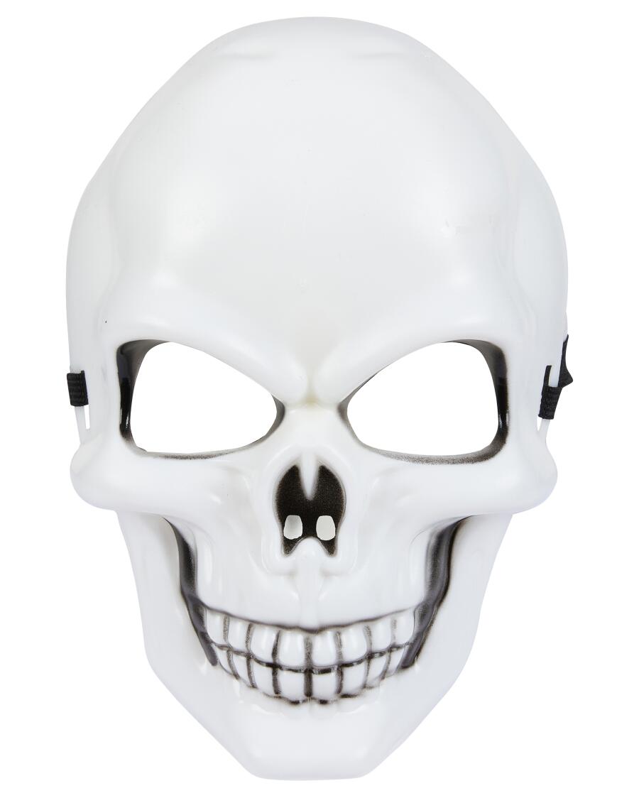Halloweenská maska bílá