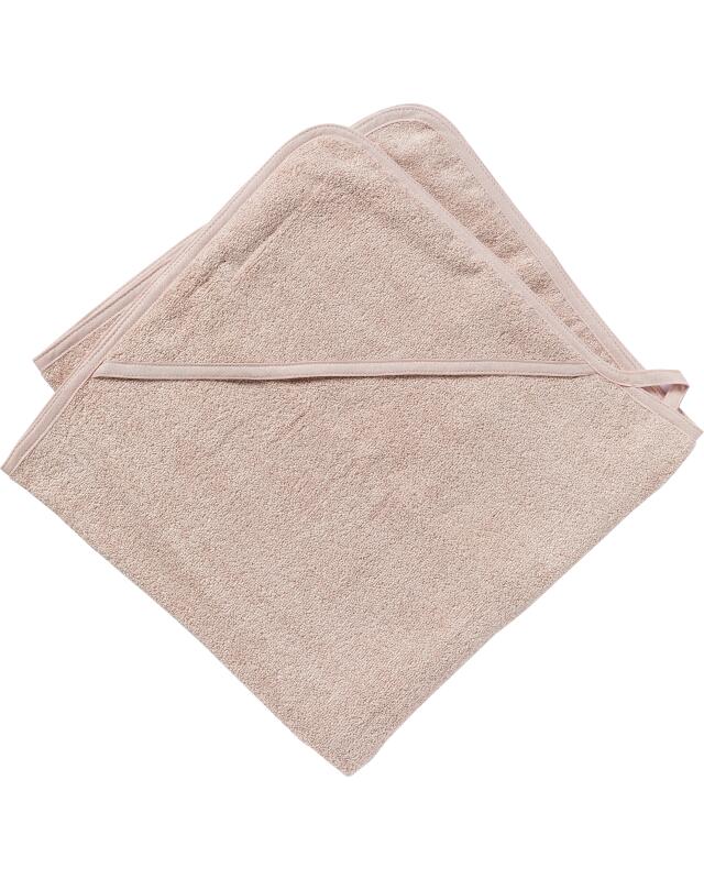 Serviette à capuche bébé garçon, vieux rose (KiK Kapuzenhandtuch (altrosa)) — KiK, produit allemand authentique au Maroc