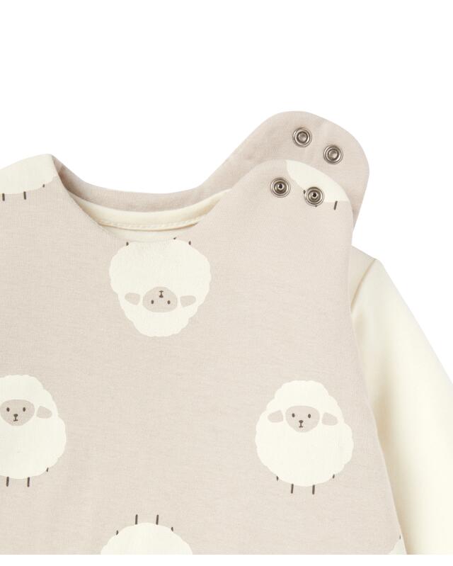 Gigoteuse à moutons bébé fille, gris clair (KiK Schlafsack mit Schafen (hellgrau)) — KiK, produit allemand authentique au Maroc