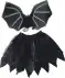 Kinderkostüm Halloween lila/schwarz