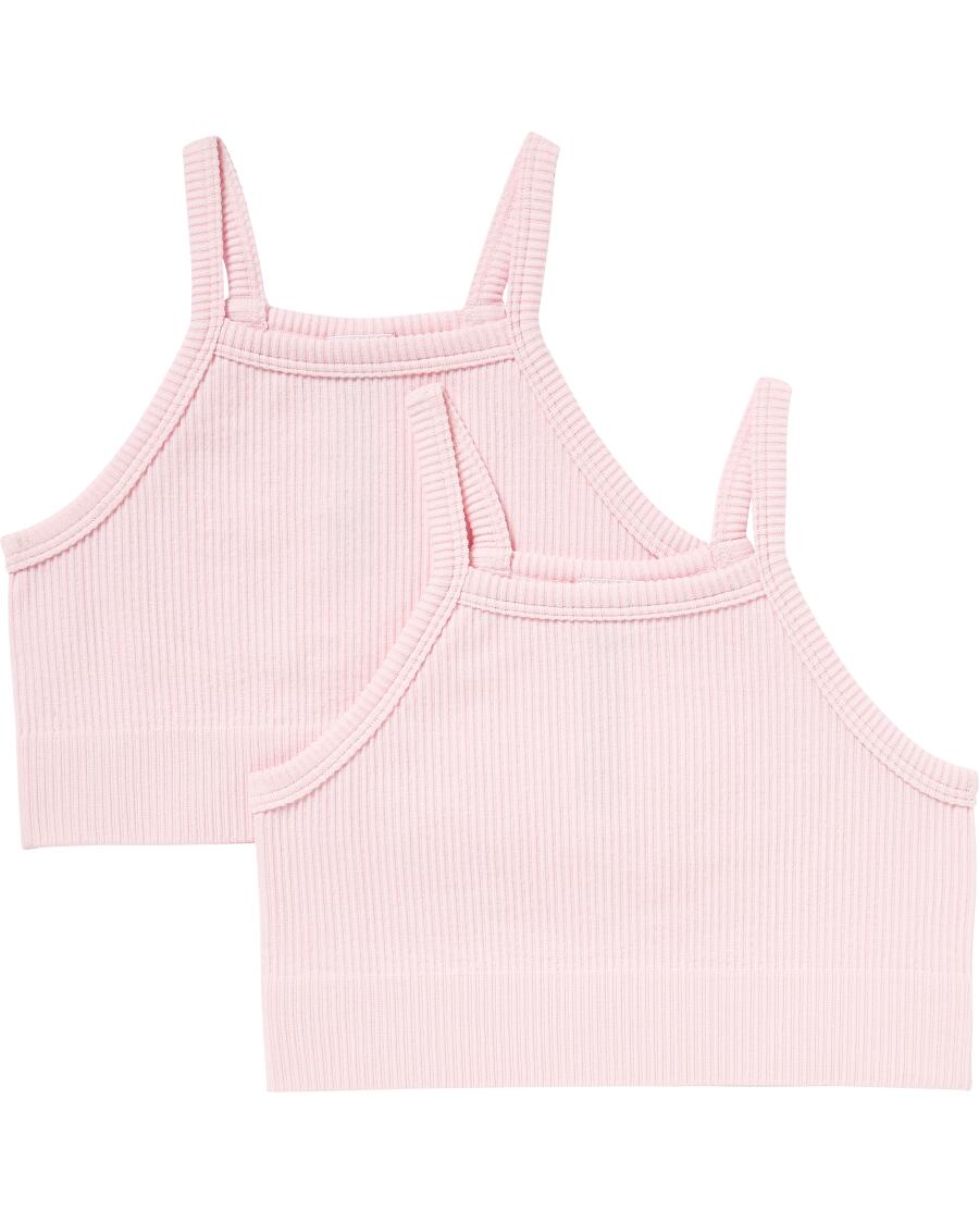 Bustiers mit Rippstruktur rosa